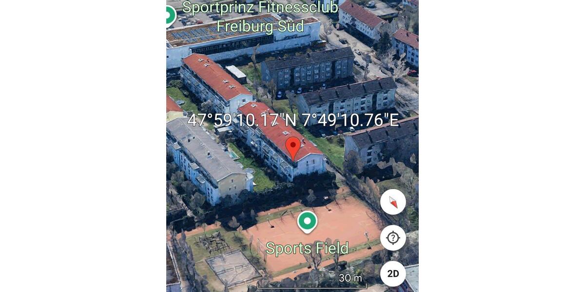 Etagenwohnung Freiburg im Breisgau Haslach - 1 Zimmer, 29 m&sup2;, 12.345.678&euro; | Angebot:27019792
