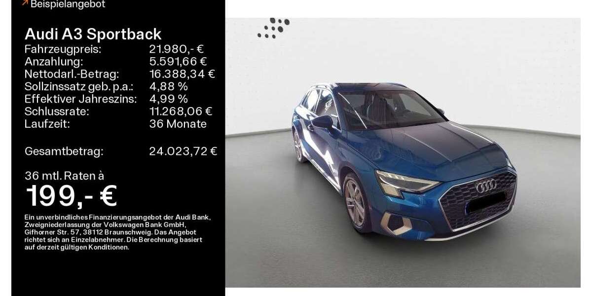 Audi A3 42.100 km 21.980 &euro; Haßfurt 97437