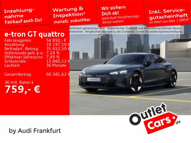 Audi e-tron GT 109.656 km 54.850 &euro; Frankfurt am Main 60314
