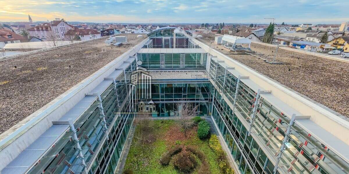 ATIK: Herausragende Architektur x Repräsentative Büroflächen - provisionsfrei - Gewerbeobjekt Schwetzingen | Angebot:26267167