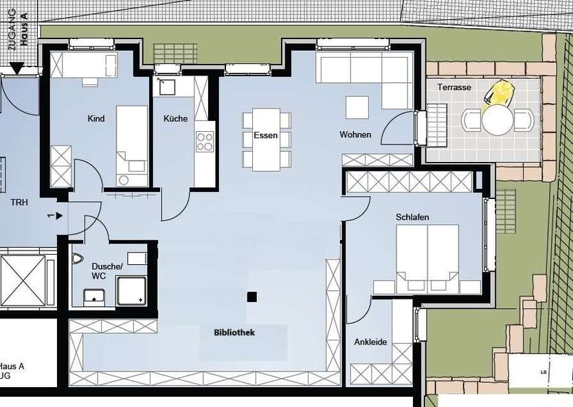 Wohnung zum Kaufen in Backnang 383.400 € 103.67 m²