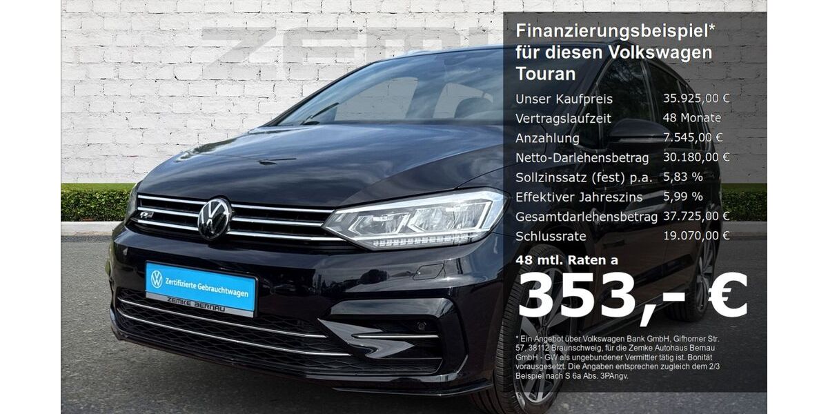 VW Touran 23.404 km 35.925 &euro; Bernau 16321