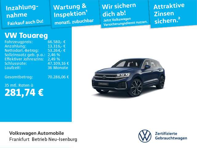 VW Touareg 26.701 km 65.980 &euro; Neu-Isenburg 63263