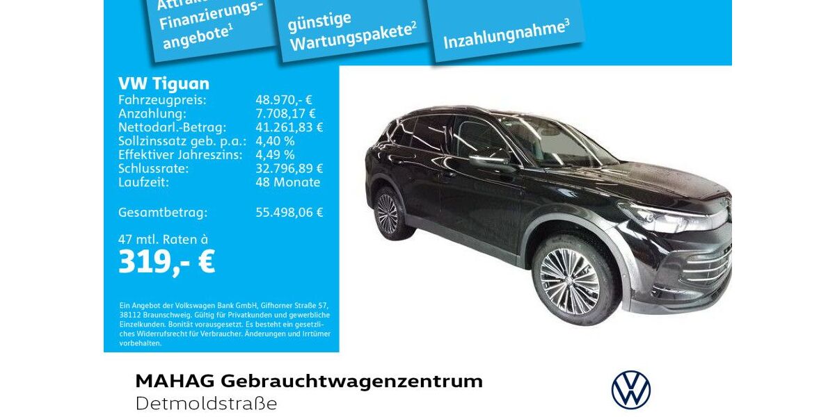 VW Tiguan 9.113 km 47.982 &euro; München 80935