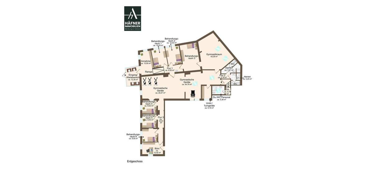 Gewerbeobjekt Welschbillig - 1 Zimmer, 1.750&euro; | Angebot:25746785