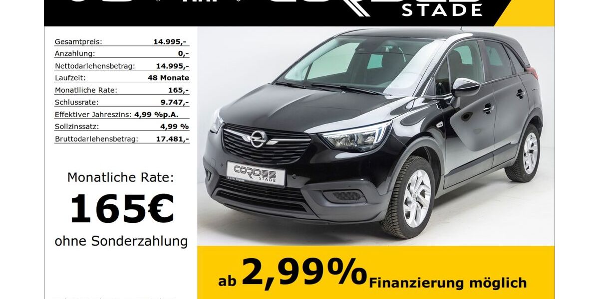 Opel Crossland (X) 27.992 km 14.995 &euro; Stade 21680
