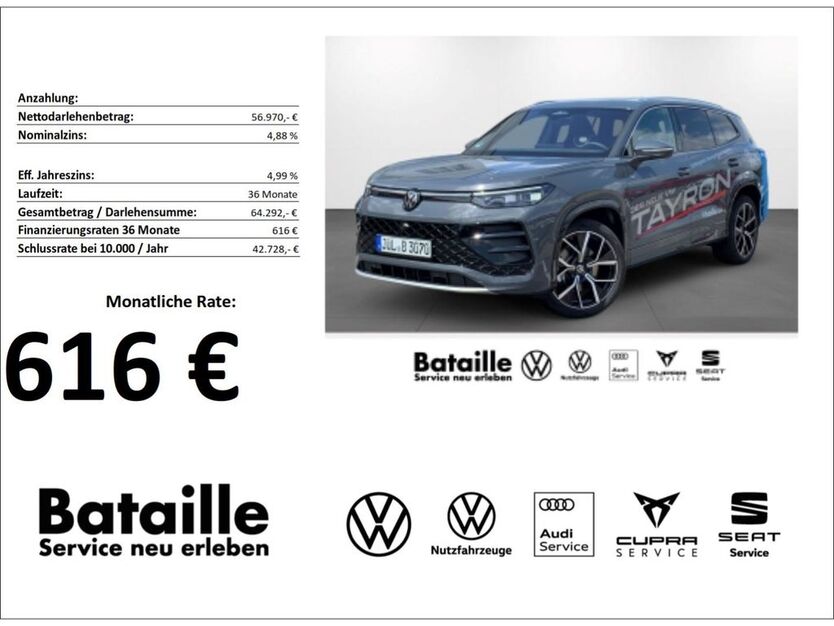 VW Tayron 9.998 km 56.970 € Jülich 52428