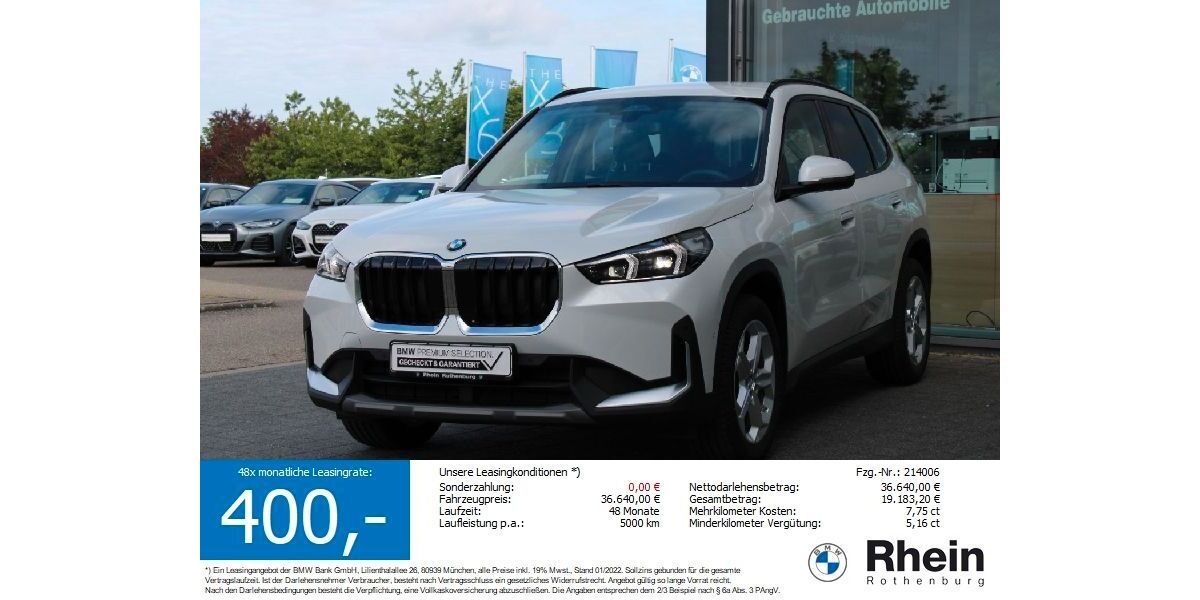 BMW X1 3.100 km 35.240 &euro; Neusitz/Rothenburg 91616