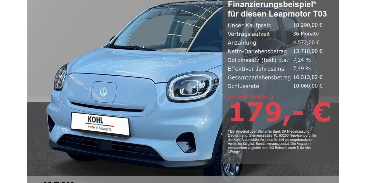Leapmotor T03 7.500 km 17.490 &euro; Aachen 52078