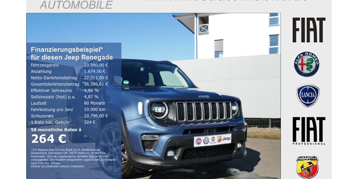 Jeep Renegade 29.600 km 23.990 &euro; Kirn 55606