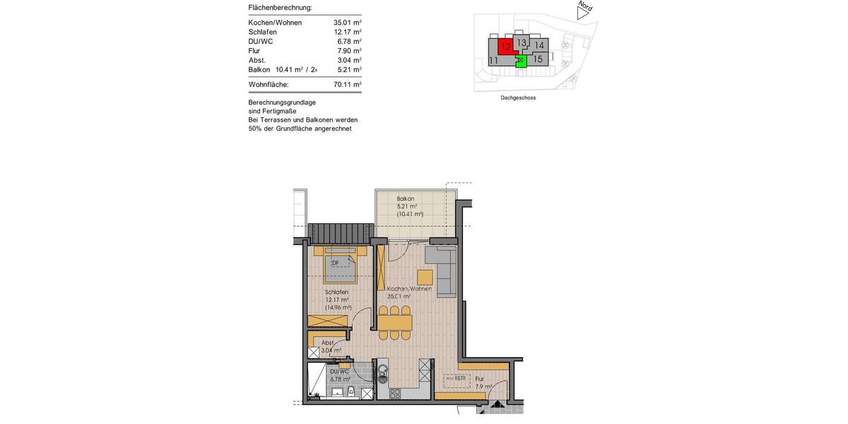 Etagenwohnung Sontheim-Attenhausen Attenhausen - 2 Zimmer, 70 m&sup2;, 325.000&euro; | Angebot:25916215