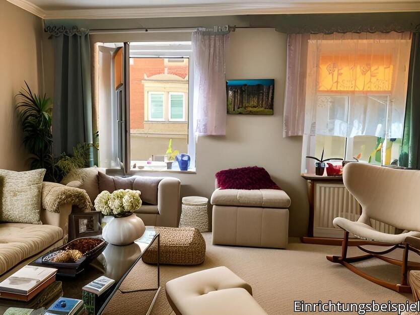 3-Raum Wohnung mit Balkon und neuer Einbauküche -WG geeignet 3 zimmer