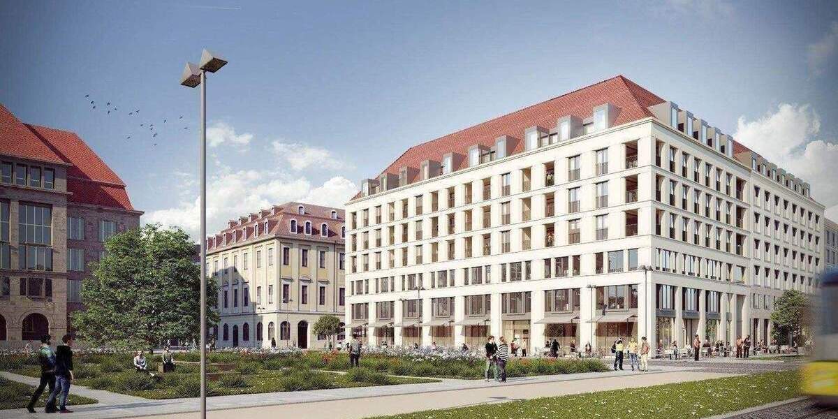 Etagenwohnung Dresden Innere Altstadt - 3 Zimmer, 90 m&sup2;, 1.630&euro; | Angebot:26306356