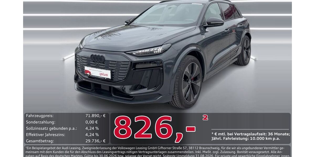 Audi Q6 e-tron 12.660 km 69.950 &euro; Ingolstadt 85057