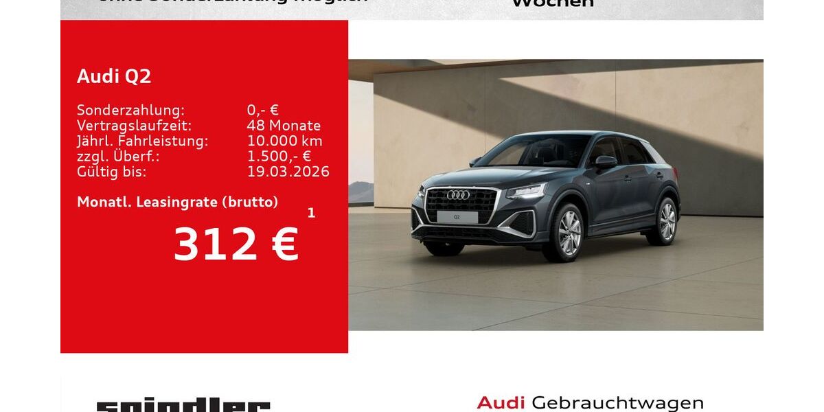 Audi Q2 20.000 km 33.980 &euro; Würzburg 97076