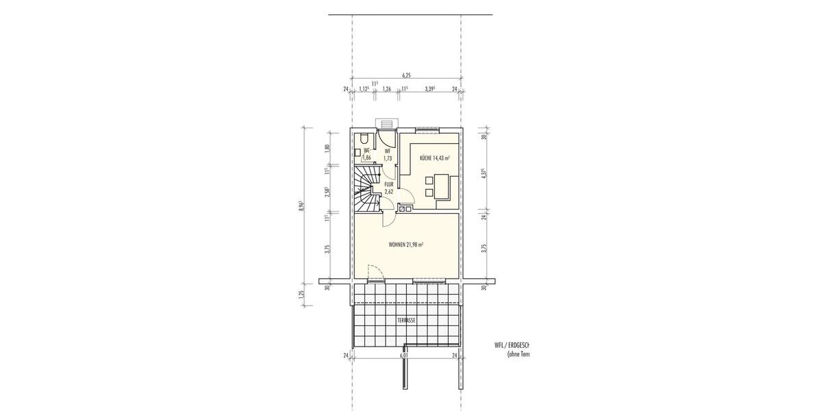 Reihenhaus Landsberg am Lech Ellighofen - 4 Zimmer, 115 m&sup2;, 1.950&euro; | Angebot:26609005