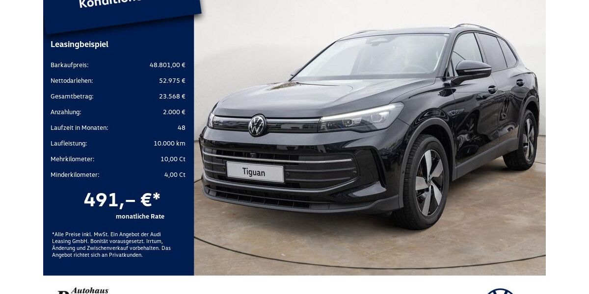 VW Tiguan 2.000 km 44.402 &euro; Potsdam 14482