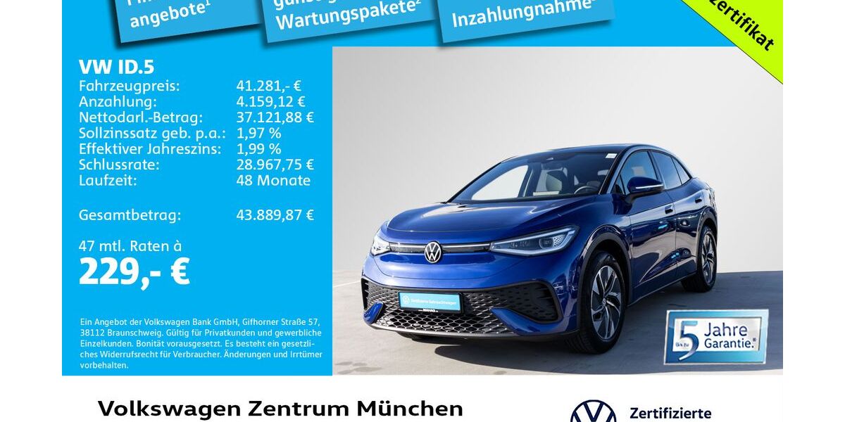 VW ID.5 10.471 km 41.281 &euro; München 80687