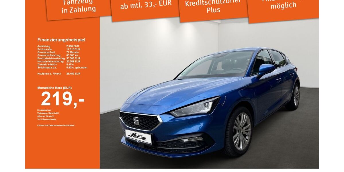 Seat Leon 14.500 km 25.490 &euro; Weingarten 88250