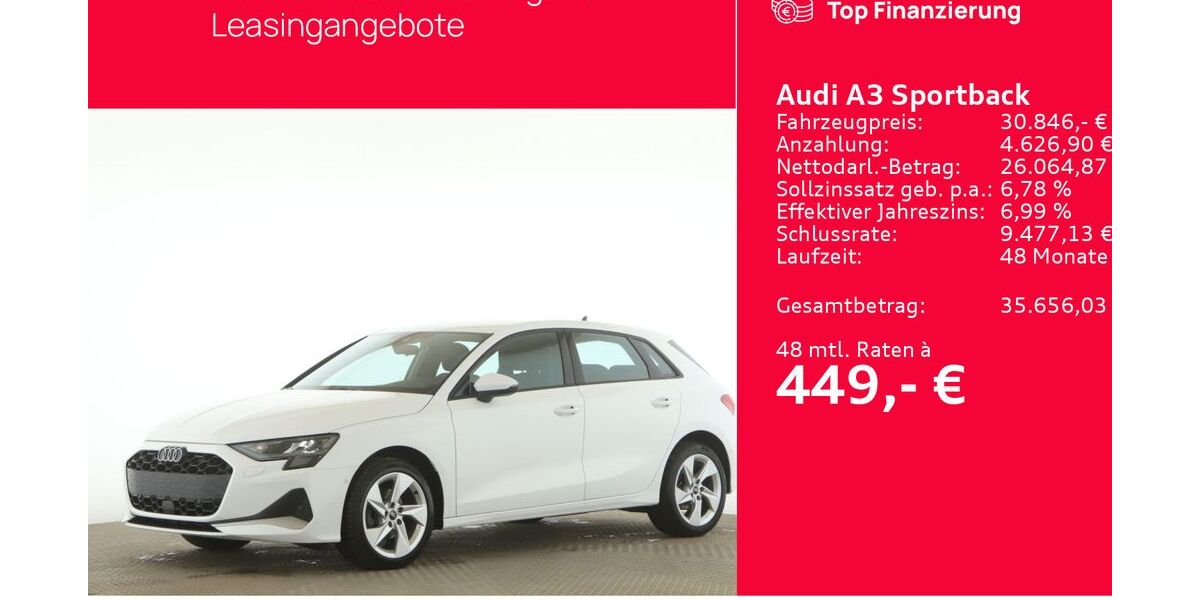 Audi A3 14.892 km 30.846 &euro; Seevetal 21217