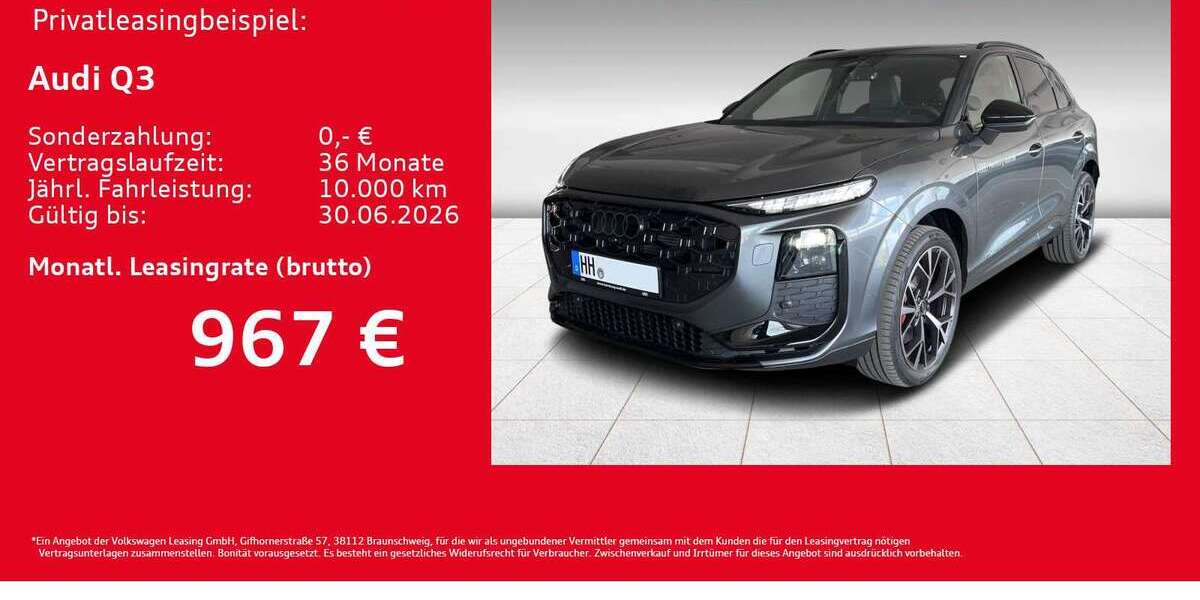 Audi Q3 1.890 km 69.960 &euro; Hamburg 22419