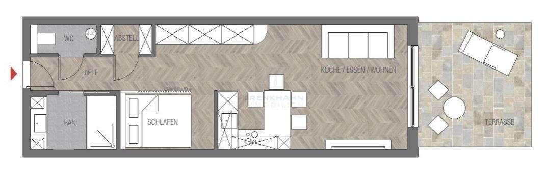 Etagenwohnung Kampen (Sylt) - 1 Zimmer, 55 m&sup2;, 2.990&euro; | Angebot:23949125