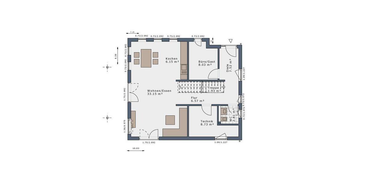 Einfamilienhaus Meßkirch - 5 Zimmer, 140 m&sup2;, 1.870&euro; | Angebot:25961728