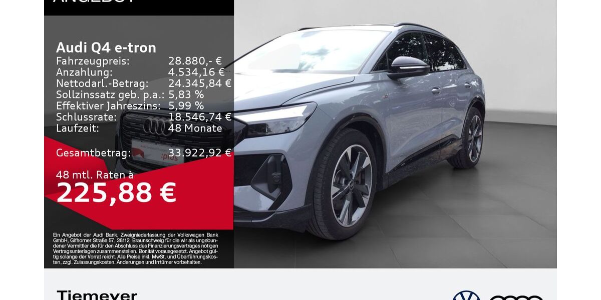 Audi Q4 e-tron 36.016 km 27.980 &euro; Gelsenkirchen 45894