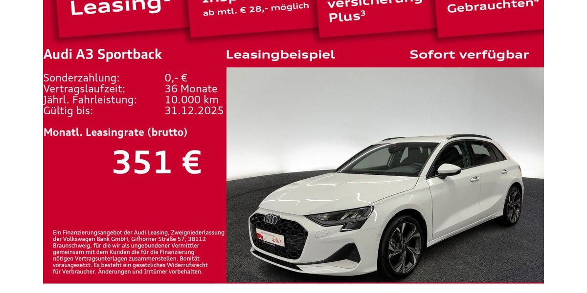 Audi A3 6.500 km 31.950 &euro; Berlin 10587
