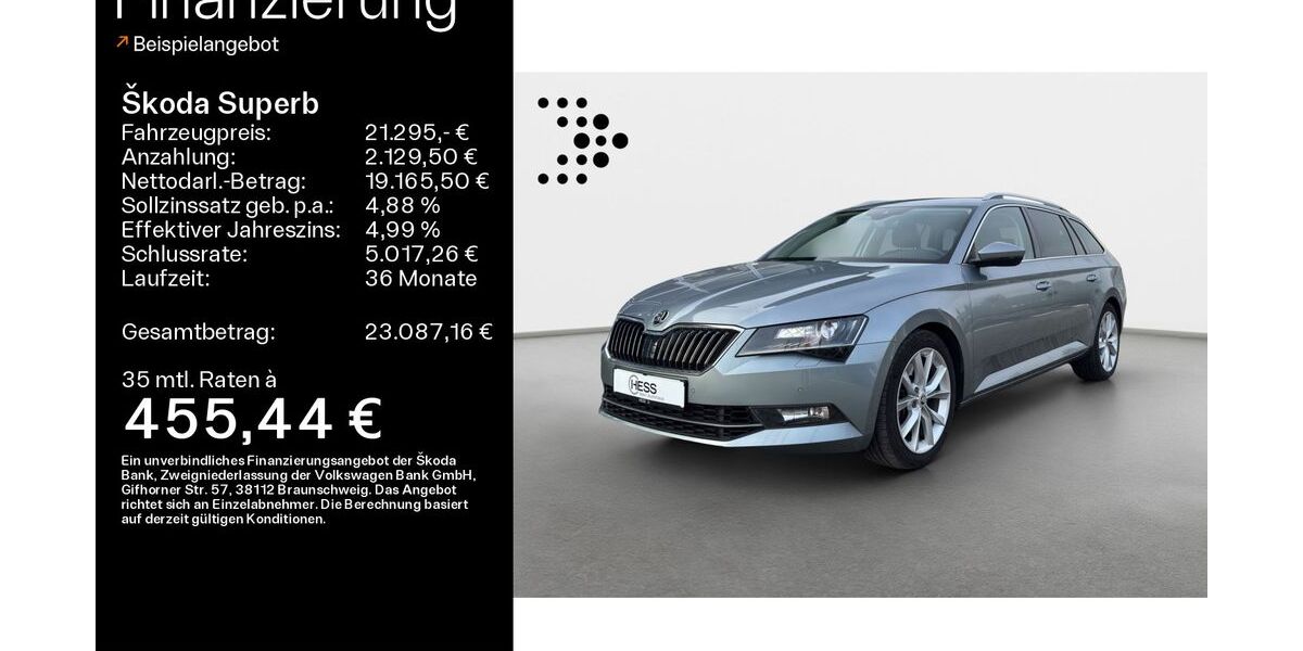 Skoda Superb 121.000 km 20.795 &euro; Büdingen-Düdelsheim 63654