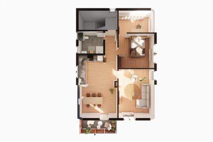 Wohnung Aulendorf - 3.5 Zimmer, 91 m&sup2;, 1.100&euro; | Angebot:26033031