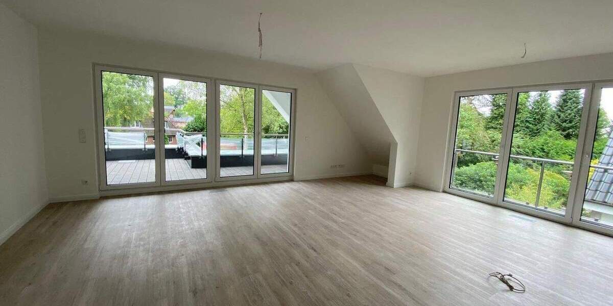 Lichtdurchflutete 3-Zimmer-Neubauwohnung mit Südbalkon & Waldblick in Sasel! 3 zimmer