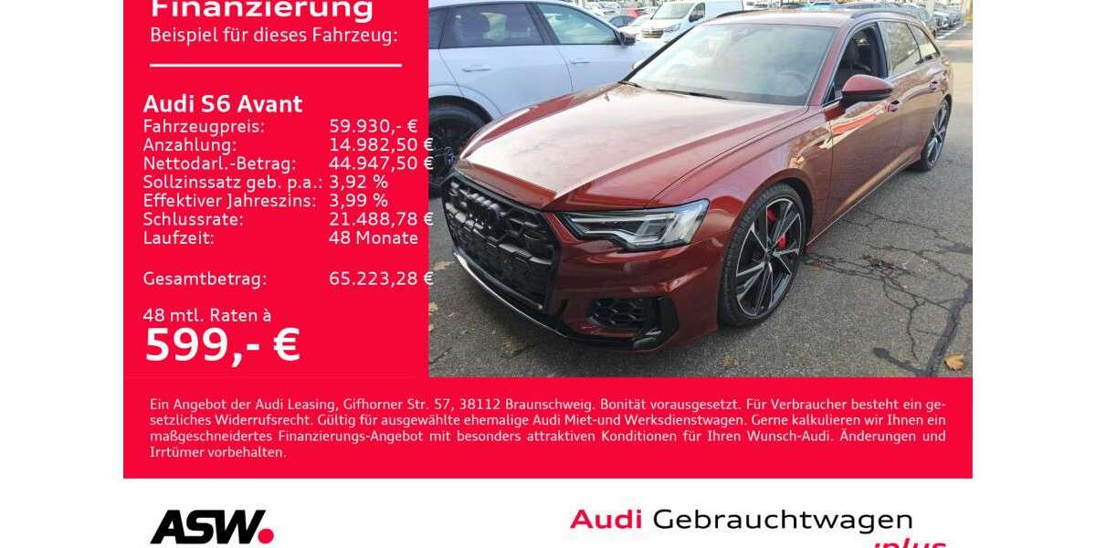 Audi S6 14.900 km 59.930 &euro; Heilbronn 74074