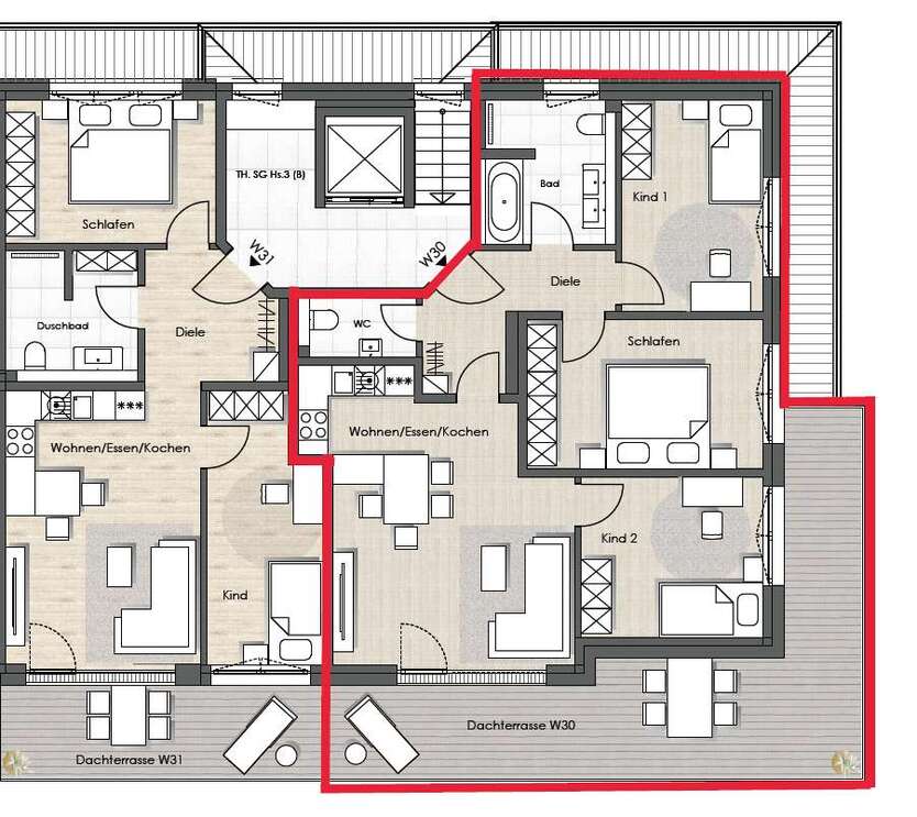 Wohnung zum Mieten in Friedberg 716,45 € 89 m²