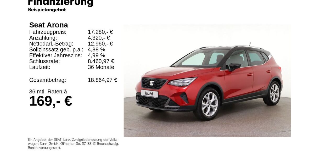 Seat Arona 30.500 km 16.980 &euro; Gifhorn 38518