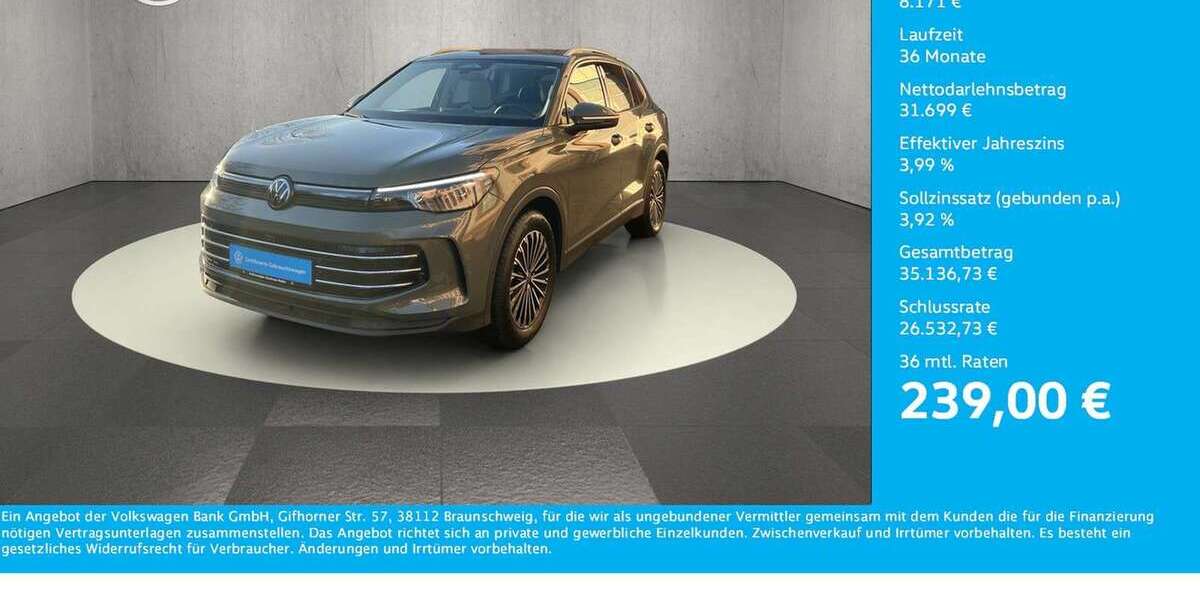 VW Tiguan 6.070 km 39.870 &euro; Halle 06110