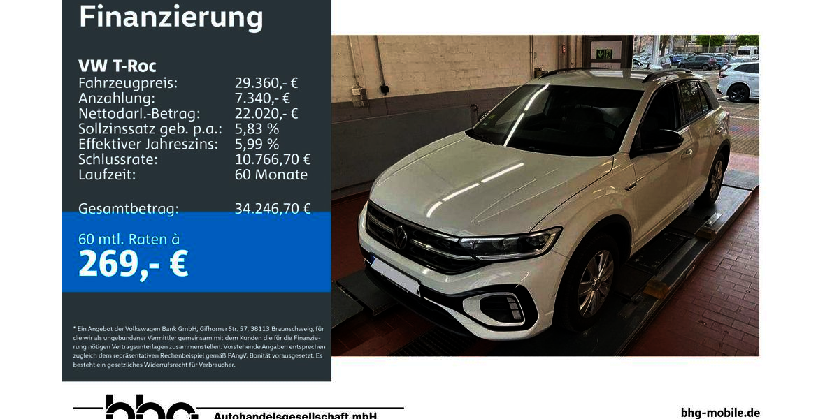 VW T-Roc 33.369 km 29.360 &euro; Freiburg 79115