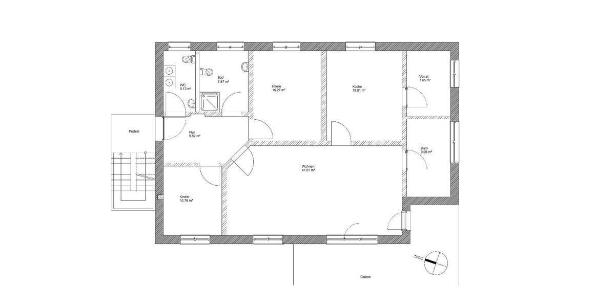Neubauwohnungen 125qm in Willebadessen-Eissen 4 zimmer