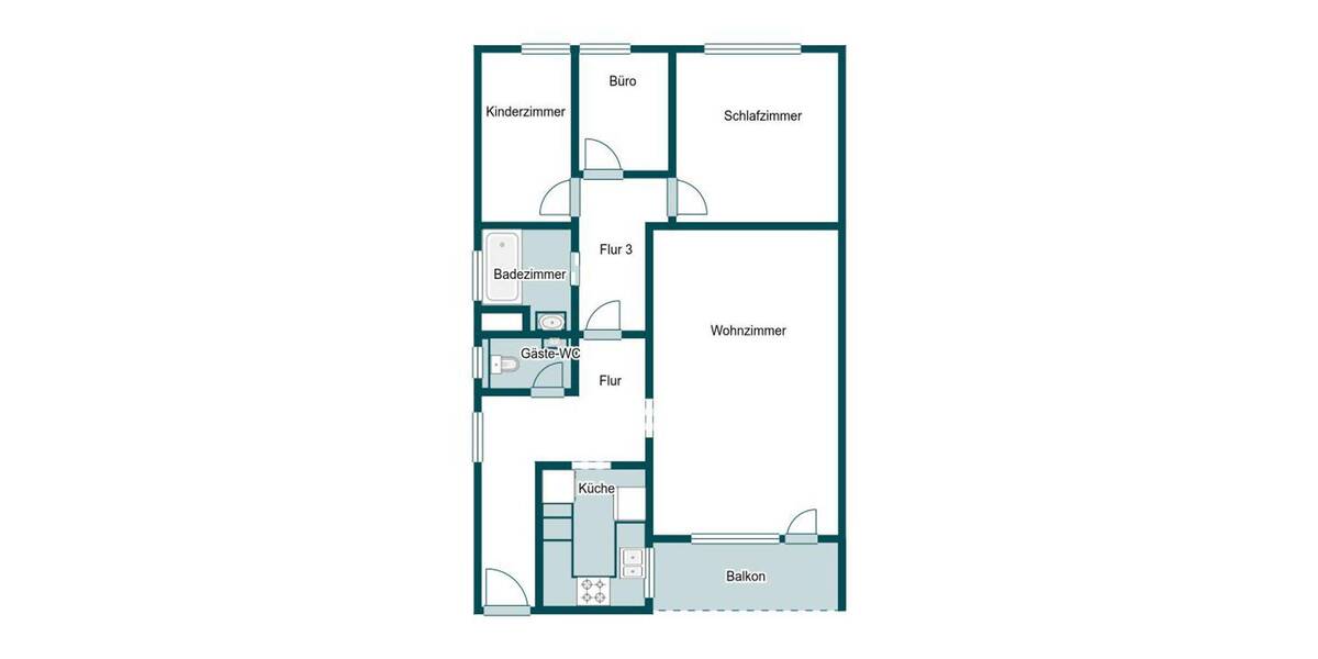 Etagenwohnung Weißenhorn - 3 Zimmer, 85 m&sup2;, 279.000&euro; | Angebot:26724012