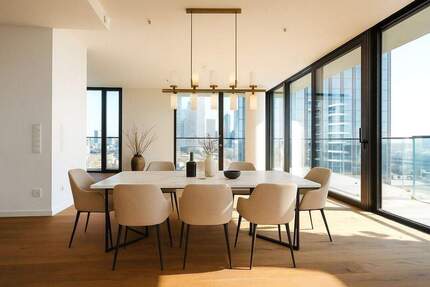 EDEN Erstbezug! Spektakuläre Fünf-Zimmer-Wohnung mit grandiosem Skylineblick 5 zimmer