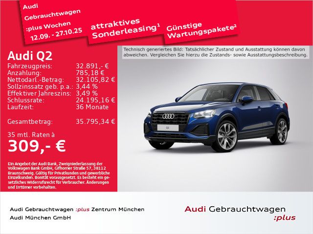 Audi Q2 7.552 km 32.891 € Eching 85386