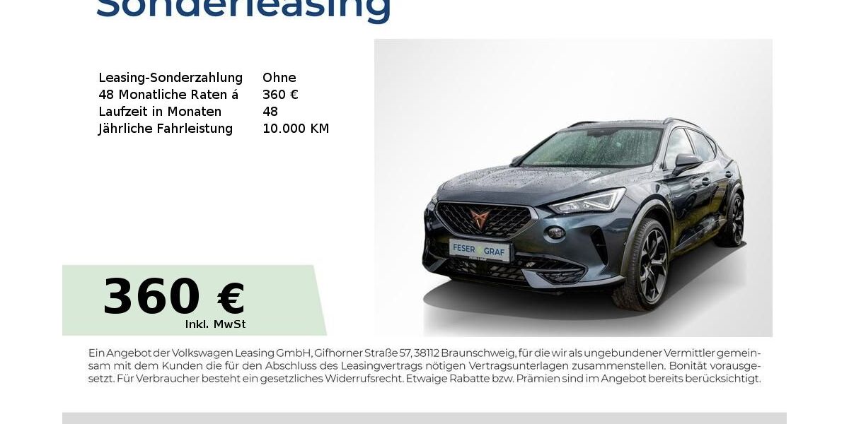 Cupra Formentor 54.742 km 23.940 &euro; Magdeburg 39126