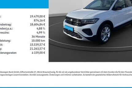 VW T-Cross 25.004 km 18.999 &euro; Mühlhausen/Thüringen 99974