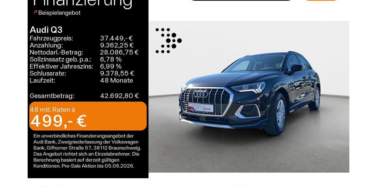 Audi Q3 14.500 km 37.449 &euro; Hanau 63452