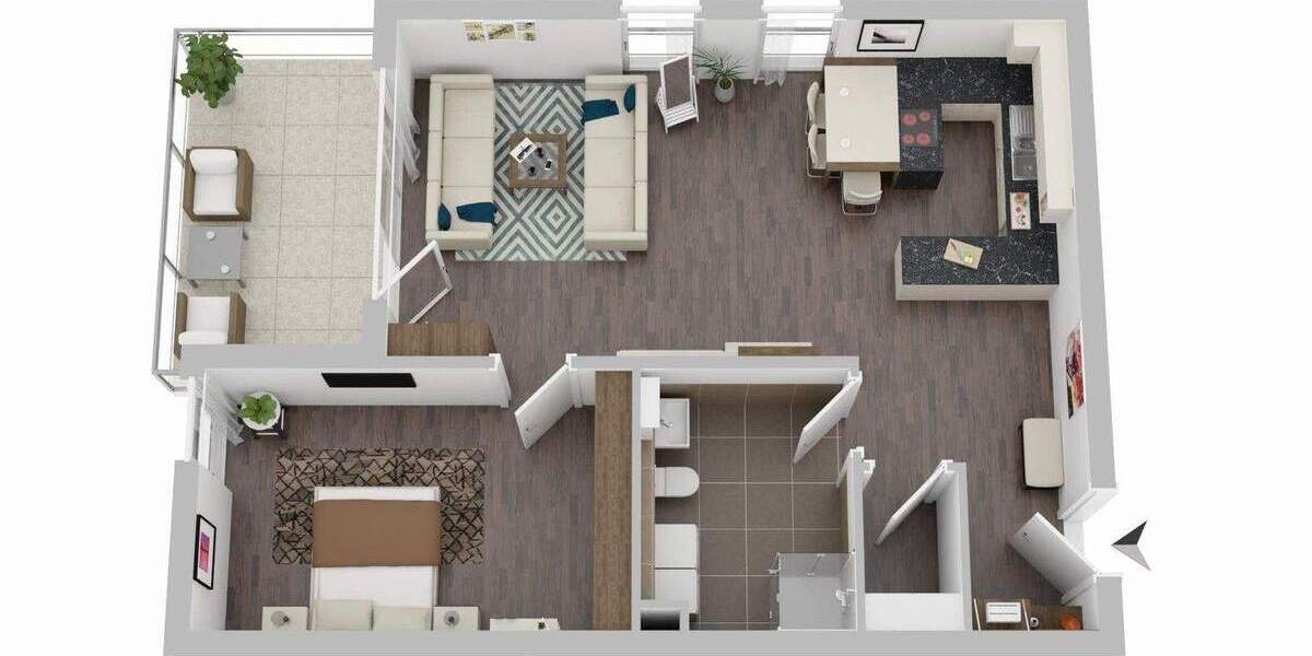 2 Zimmer-Neubauwohnungen mit 75 qm zu vermieten 2 zimmer