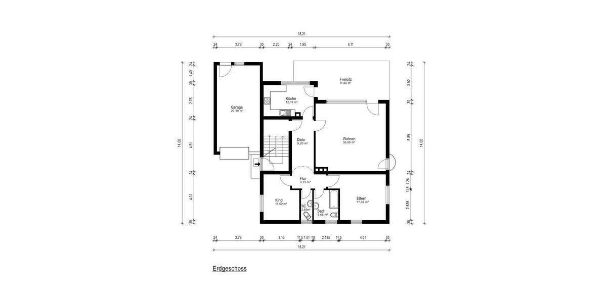 Schöne Wohnung 3 zimmer