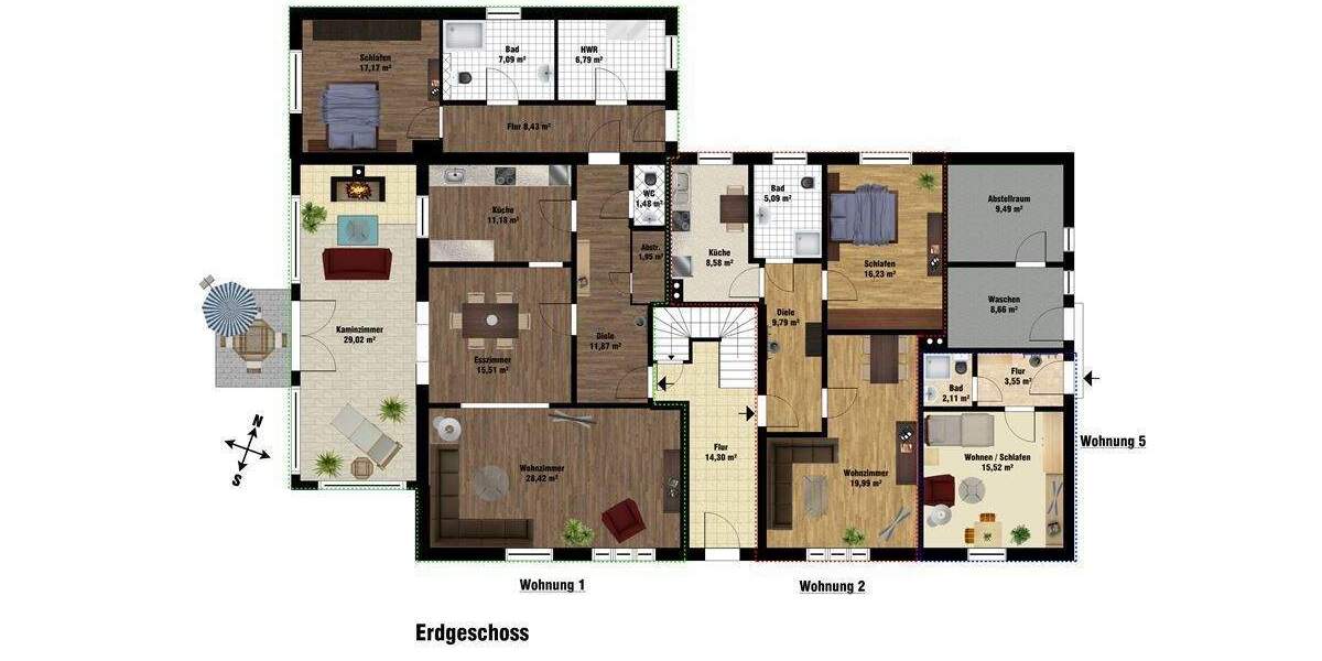 VERKAUFT! Gepflegtes Mehrfamilienhaus mit Garten in Loxstedt! 1 zimmer