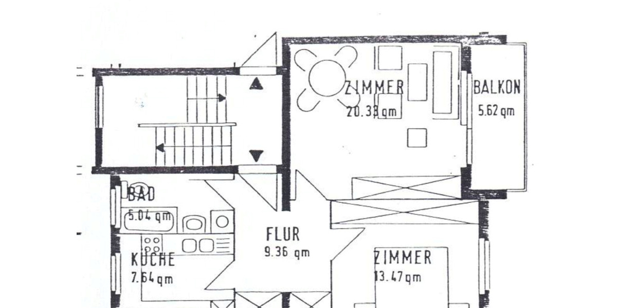 Etagenwohnung Berlin Frohnau - 2 Zimmer, 57 m&sup2;, 238.000&euro; | Angebot:26345989