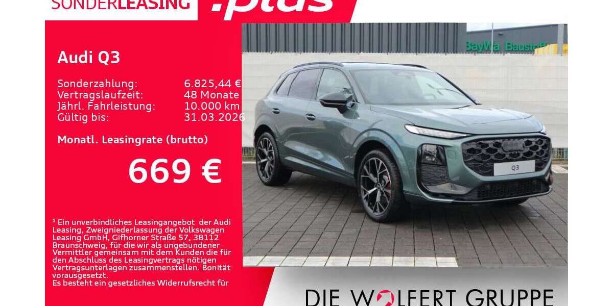 Audi Q3 7.872 km 66.499 &euro; Großwallstadt 63868