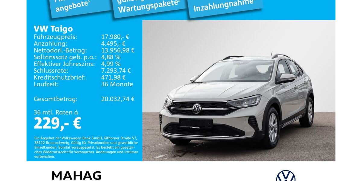 VW Taigo 28.454 km 17.980 &euro; München 81825